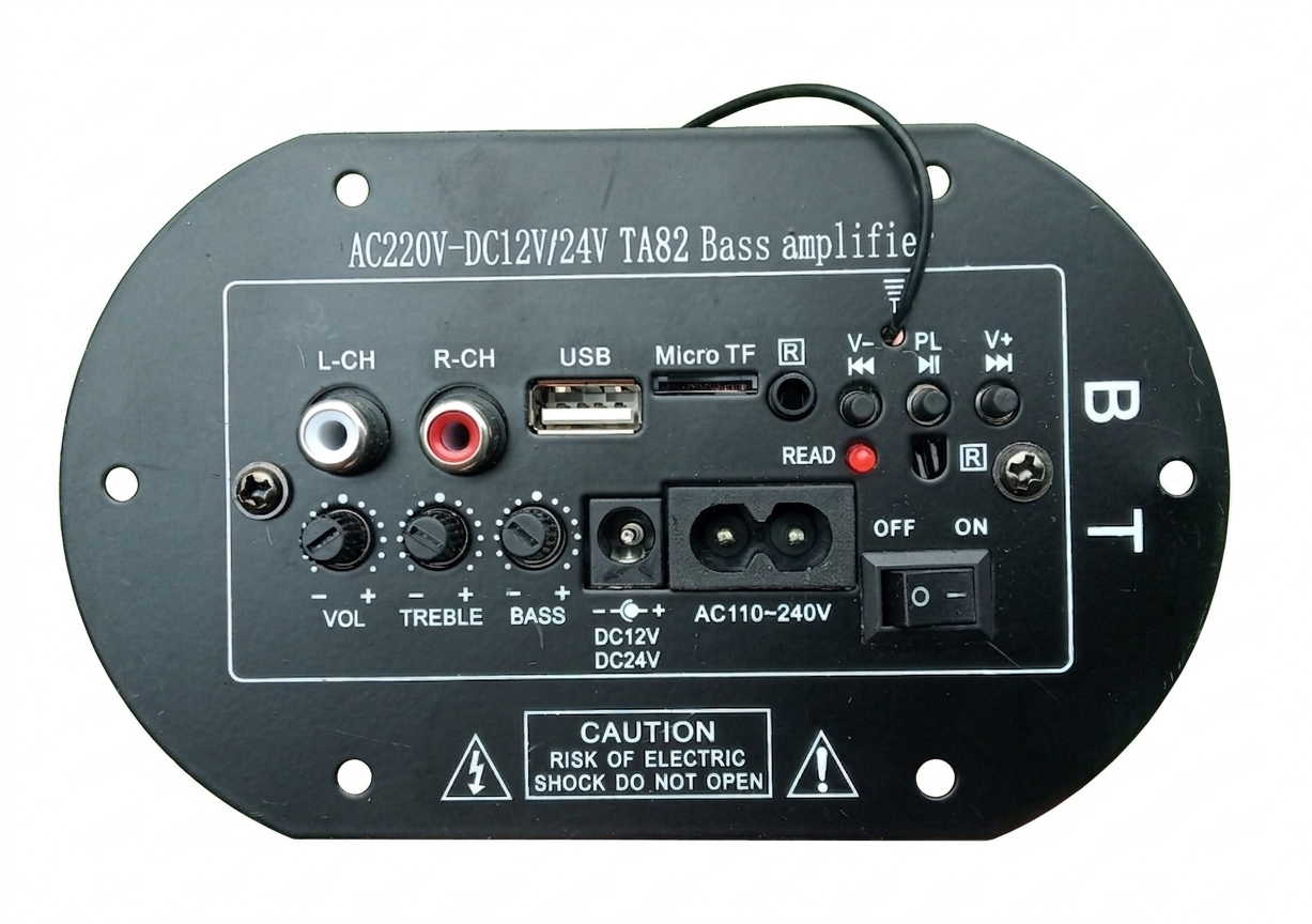 Mạch Loa Di Động Có USB/TF/FM/BLUEtooth 5.4 Chuyên Dùng CROWN 10 - 1 Cái