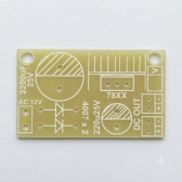 PCB MẠCH Lọc Nguồn Phụ MINI Phíp Sợi Thủy Tinh - 1 Cái
