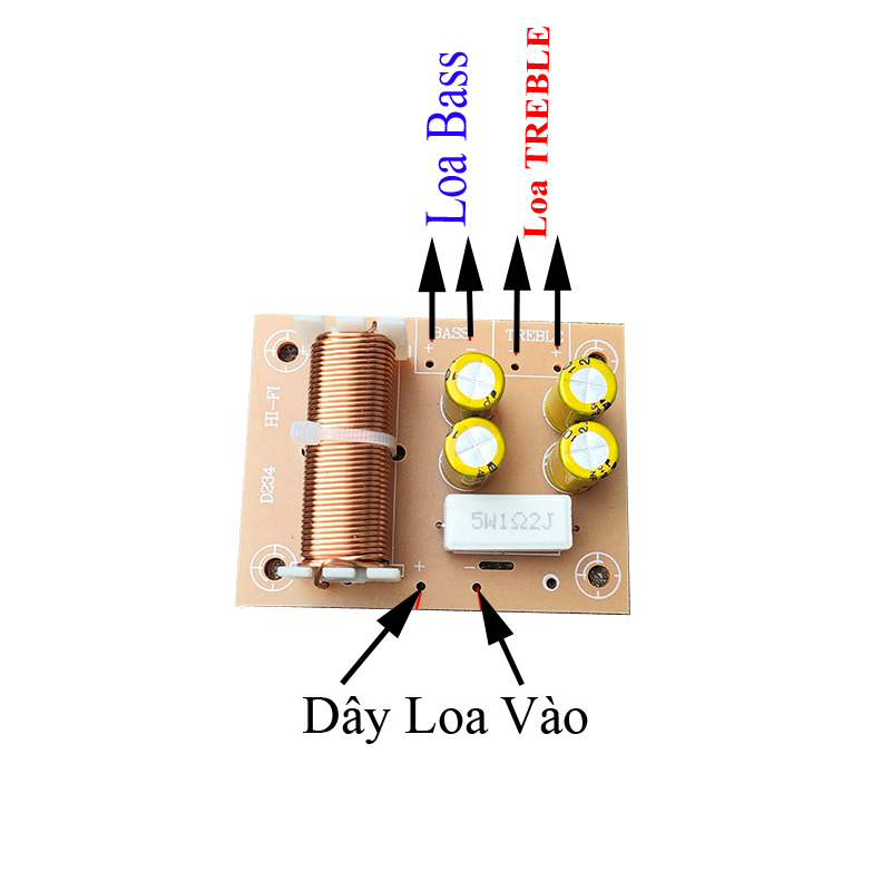 Mạch Phân Tần 2 Loa HIFI D234 - 1 Cái