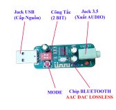 Bộ KiT Tự Ráp - USB BLUETOOTH 5.4 AAC AUDIO LOSSLESS - 1 Bộ