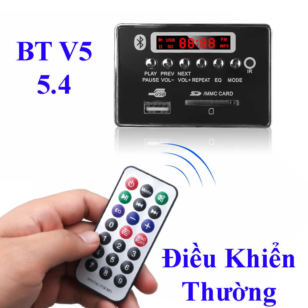 Mạch Bluetooth V5 BT/USB/TF LOSSLESS AAC DSP Chỉnh EQ Kỹ Thuật Số - 1 Bộ