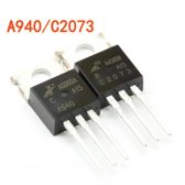 Cặp Sò Thúc A940/C2073 Lưng Trắng Lõi Đồng 1.5A/150V/25W - 1 Cặp