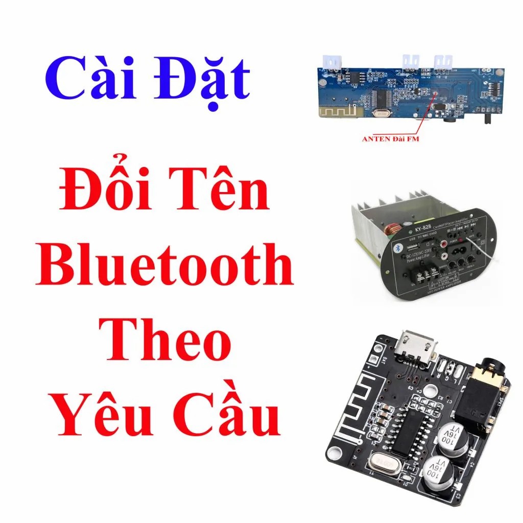 Cài đặt tên mạch bluetooth theo yêu cầu - 1 Cái